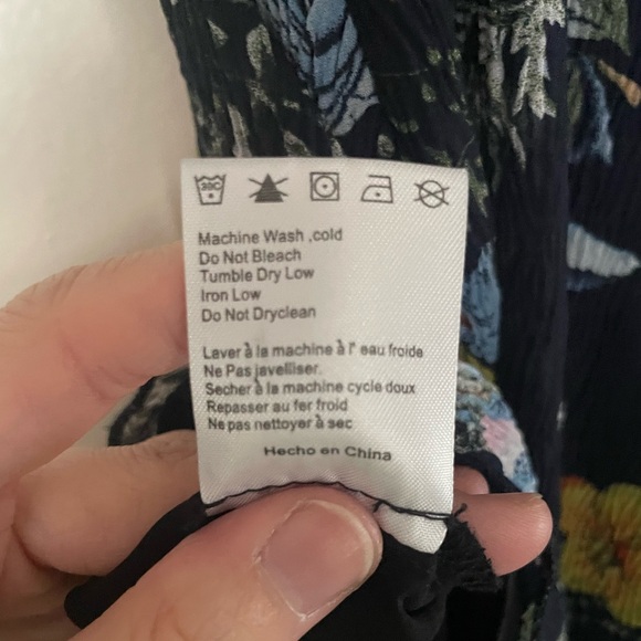 Anthropologie Foxidox Floral Print Short Sleeve Dress Size S - Picture 12 of 12